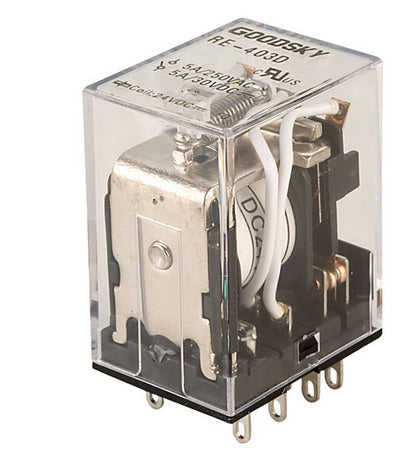 ΡΕΛΕ 24V DC 4 ΕΠΑΦΩΝ 5A ΒΑΣΕΩΣ RE-403A