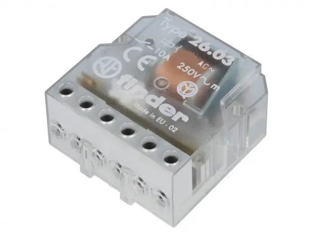 ΡΕΛΕ ΚΑΣΤΑΝΙΑΣ 48V AC 2 ΕΠΑΦΩΝ 10A 26.03 FINDER