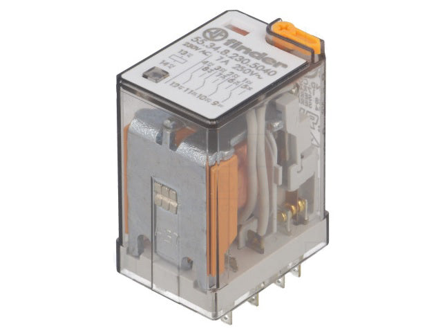 ΡΕΛΕ 220V ΑC 4 ΕΠΑΦΩΝ 5A 55.34.8.230.5040 FINDER
