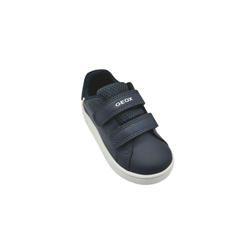 Geox B Eclyper Boy B365LA 000BC C4002 Αθλητικό sneaker για αγόρι δερμάτινο navy -Μπλέ
