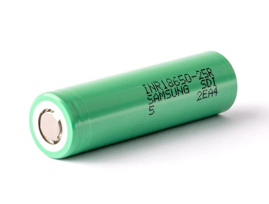 3.6V 2500mAh ΜΠΑΤΑΡΙΑ 18650 Li-ion 20A ΕΠΑΝΑΦΟΡΤΙΖΟΜΕΝΗ SAMSUNG (INR18650-25R) ΜΕ ΛΑΜΑΚΙΑ