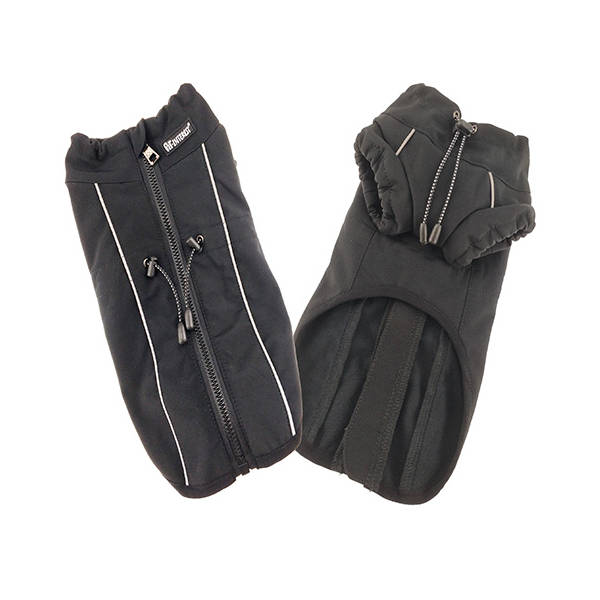 Active Outdoor Vest - Ημιαδιάβροχο Μπουφάν Σκύλου - 3XLarge : 64cm, Μαύρο