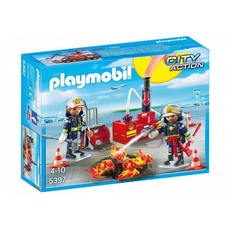 Playmobil Ομάδα Πυρόσβεσης Με Αντλία Νερού 5397