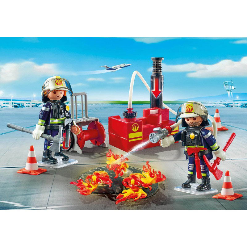 Playmobil Ομάδα Πυρόσβεσης Με Αντλία Νερού 5397