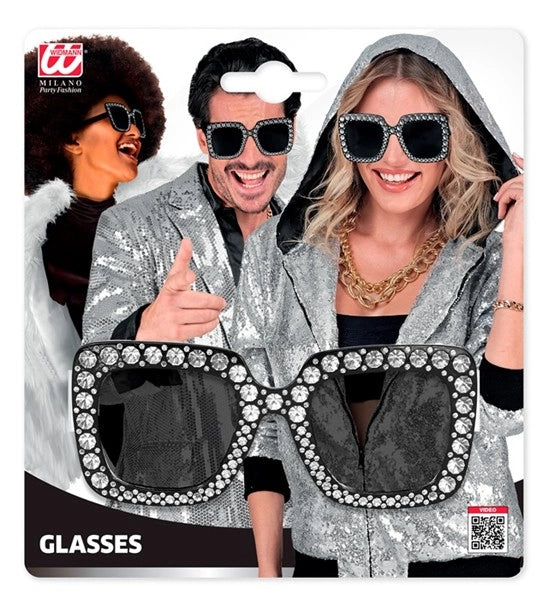 Μαύρα Γυαλιά με Strass