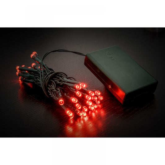 40 Led Μπαταρίας Πράσινο Κόκκινο Σταθερό 2μ.