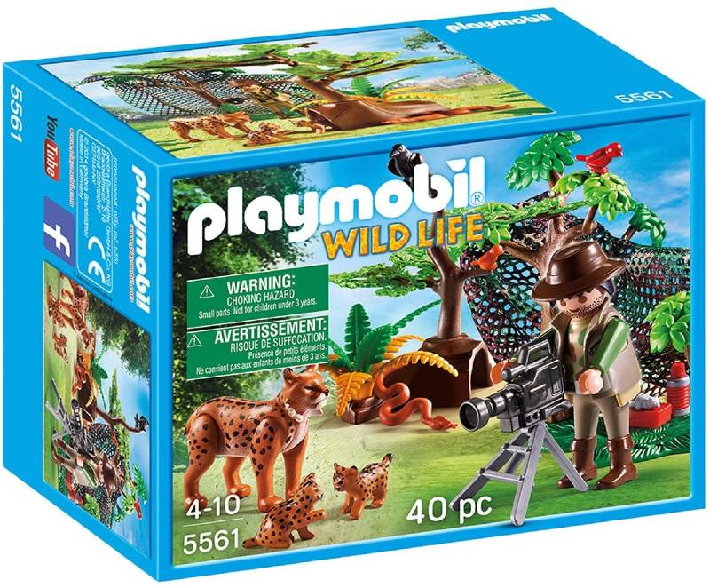 Playmobil Εικονολήπτης Και Οικογένεια Από Λύγκες 5561