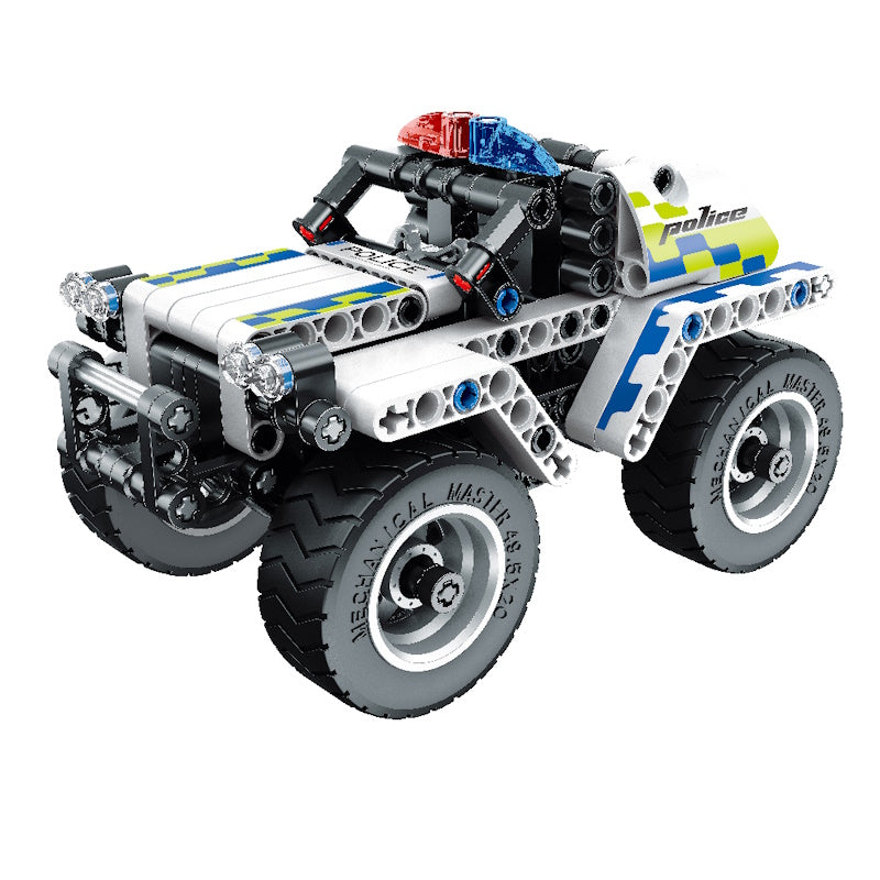 Mechanical Master Κατασκευή Pull Back Police Car – 199 pcs