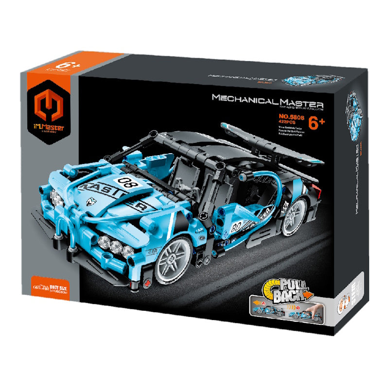 Mechanical Master Κατασκευή Pull Back Blue Racer - 507 κομμάτια