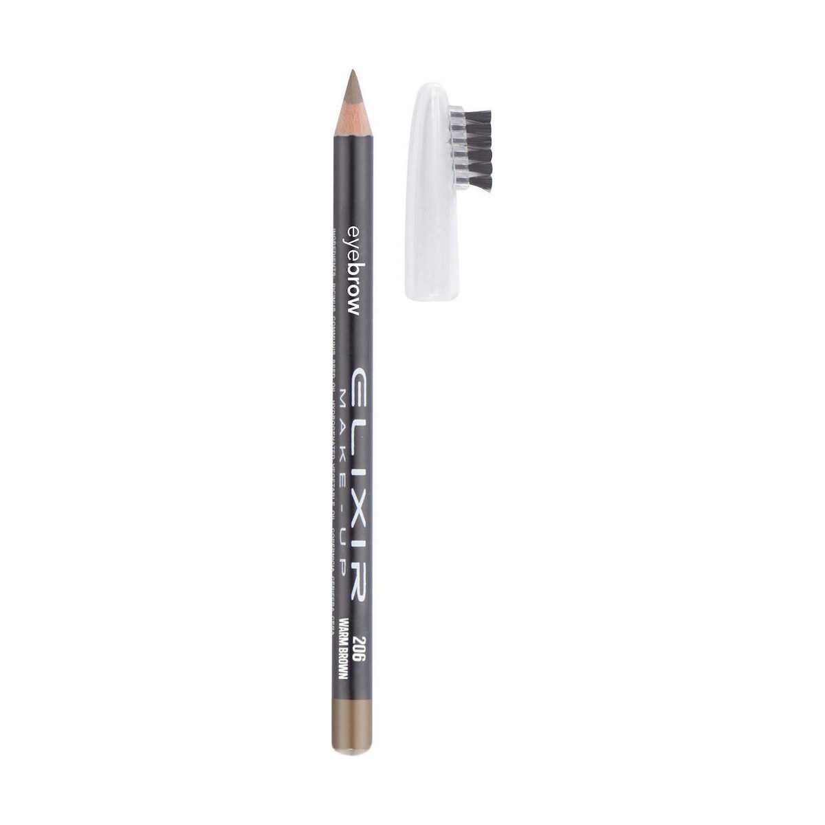 Elixir Make-Up Eyebrow Pencil 206 Warm Brown