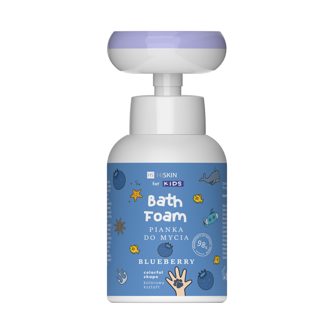 HiSkin | Kids Shower And Hand Mousse Blueberry 300ml | HMSFBLUE