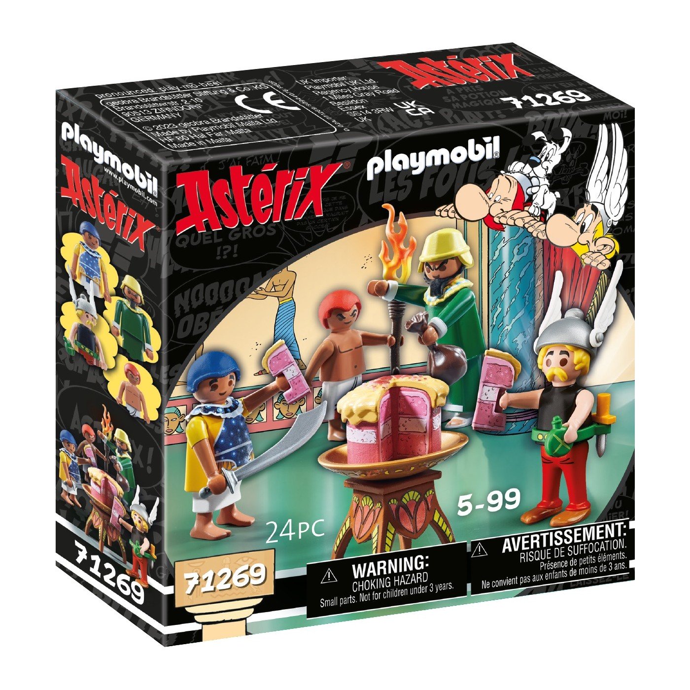 Playmobil Asterix: Δηλητηριασμένη Τούρτα Του Πυραμιδονίς (71269)