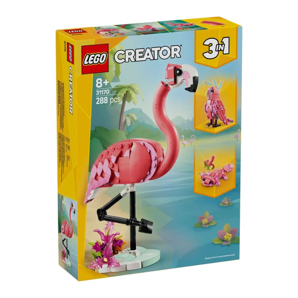 LEGO Creator 3in1 Wild Animals: Pink Flamingo 31170