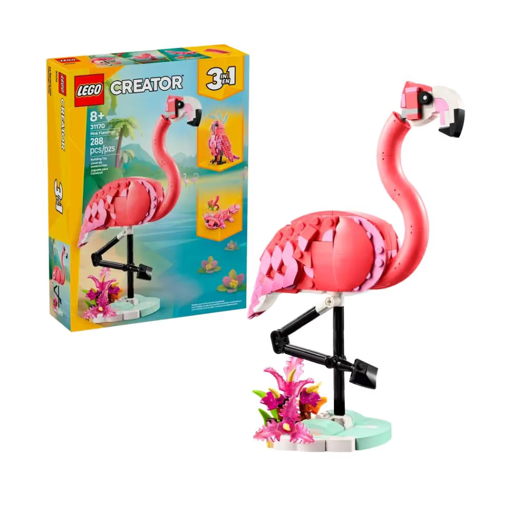 LEGO Creator 3in1 Wild Animals: Pink Flamingo 31170
