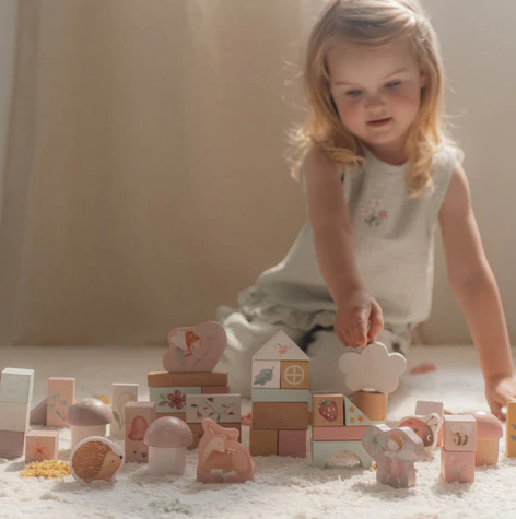 Little Dutch Σετ ξύλινα τουβλάκια Fairy Garden FSC  LD7345