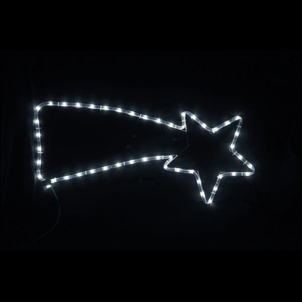 Κομήτης Λευκός LED, με 2μ.  Φωτ/να, 71x29εκ. IP44