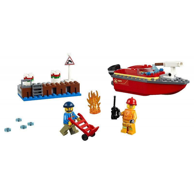 LEGO City Πυρκαγιά Στην Αποβάθρα – Dock Side Fire 60213