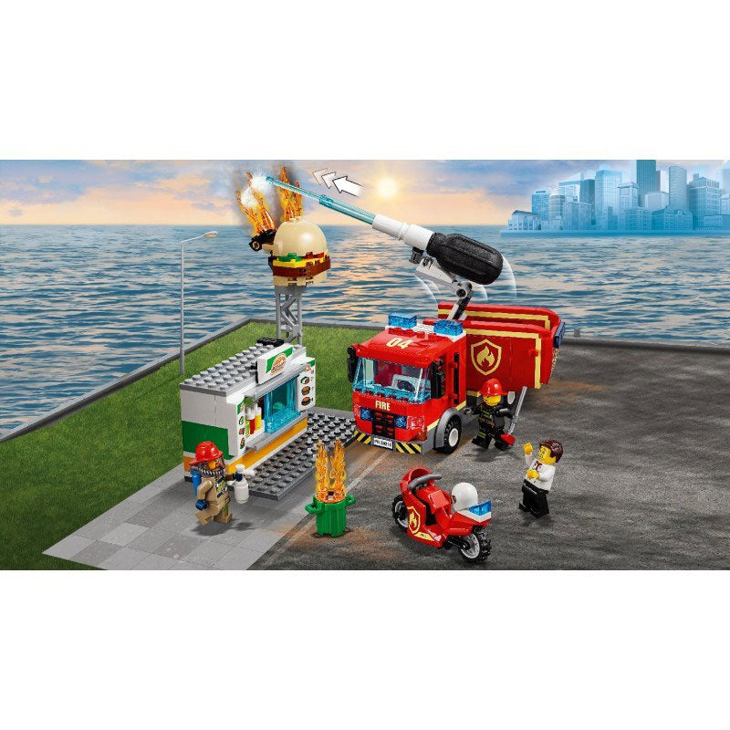 LEGO City Διάσωση Από Την Πυρκαγιά Στο Μπέργκερ Μπαρ – Burger Bar Fire Rescue 60214