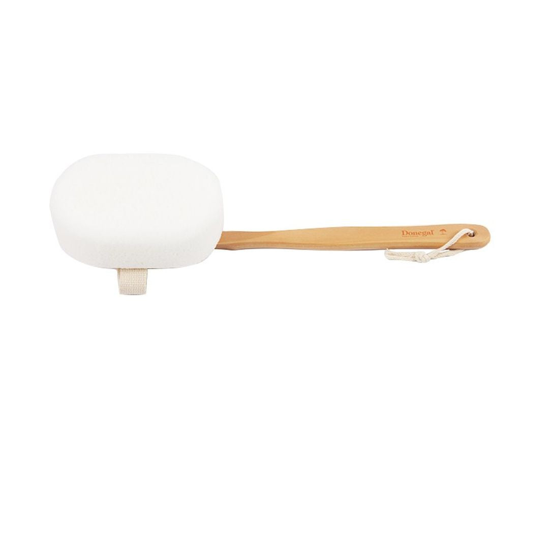 Donegal | Round Bath Sponge with Wooden Handle | D6036