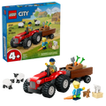 LEGO City Red Farm Tractor With Trailer & Sheep (60461)