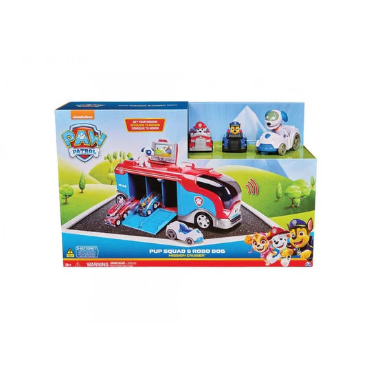PAW PATROL: PUP SQUAD & ROBO DOG – MISSION CRUISER VEHICLE PLAYSET (6070313)
