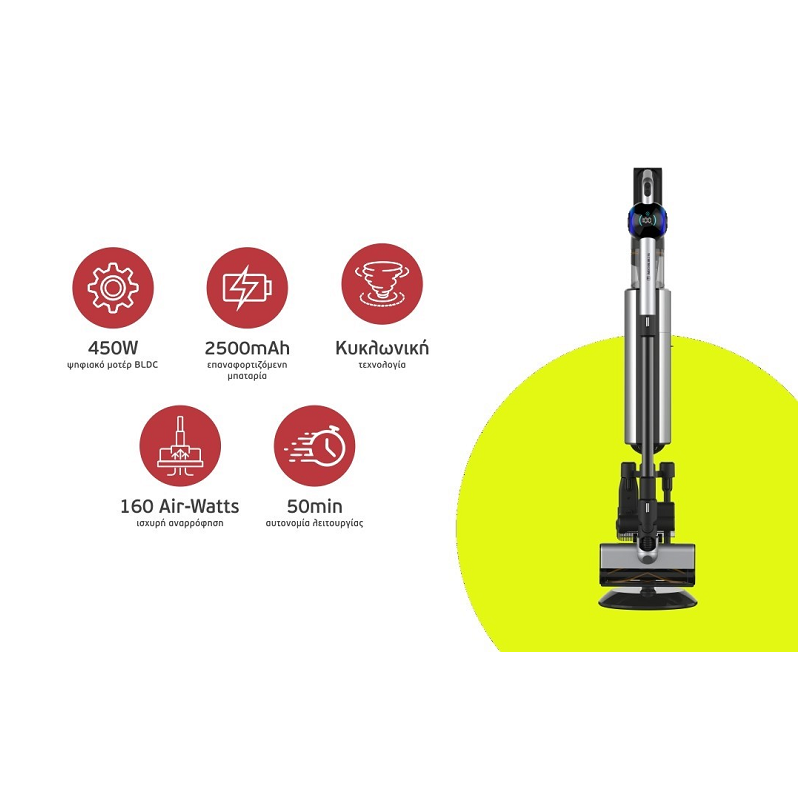 ΣΚΟΥΠΑ ΕΠΑΝΑΦΟΡΤΙΖΟΜΕΝΗ STICK MORRIS SVC6115HH