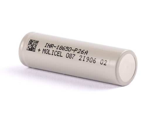 3.6V 2600mAh ΜΠΑΤΑΡΙΑ 18650 35A Li-ion ΕΠΑΝΑΦΟΡΤΙΖΟΜΕΝΗ MOLICEL