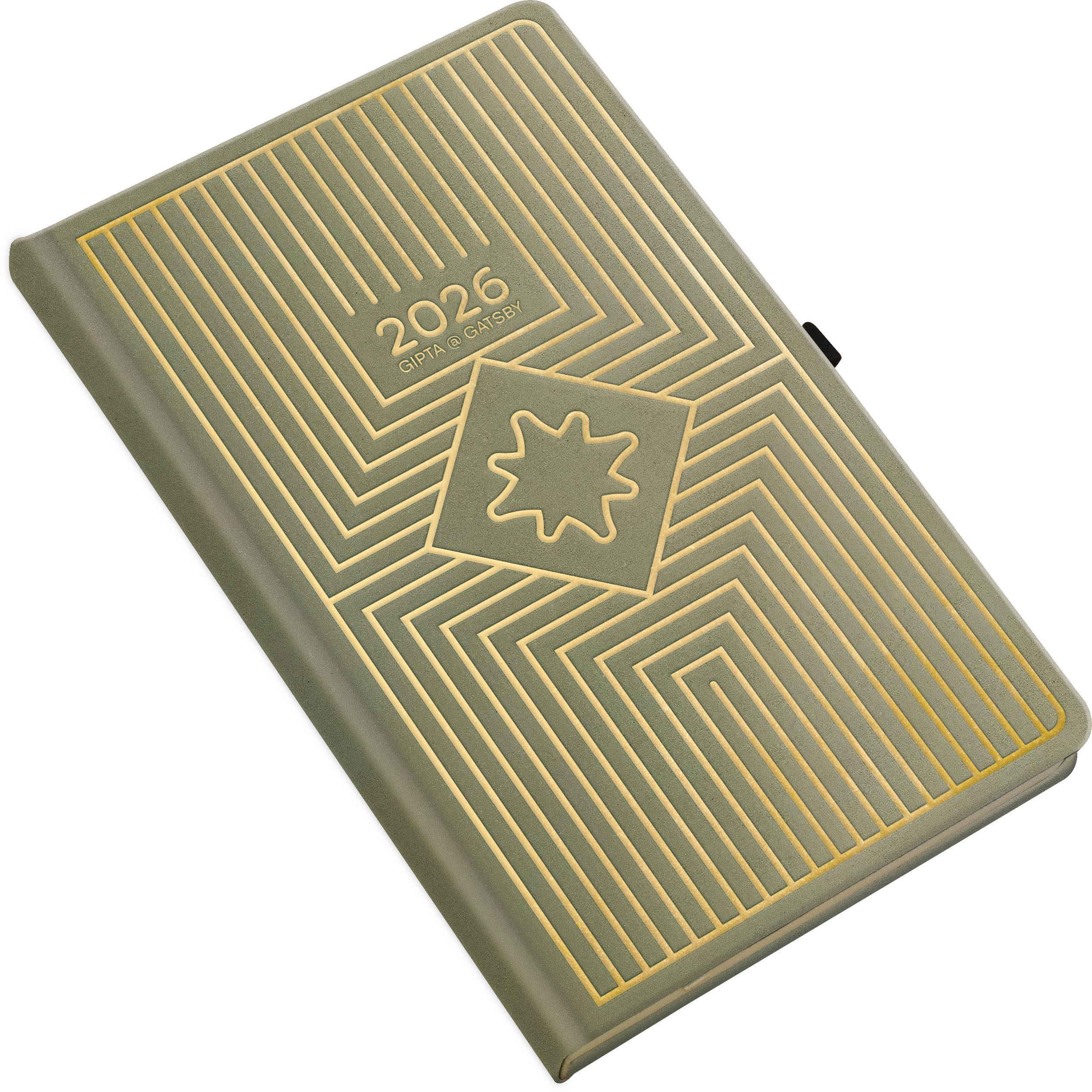 ΗΜΕΡΗΣΙΟ ΗΜΕΡΟΛΟΓΙΟ 2026 9*14 GATSBY GIPTA GREEN