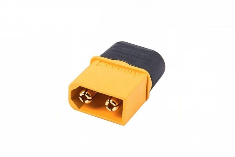 XT 60H-M ΚΟΝΕΚΤΟΡ 2pin ΑΡΣΕΝΙΚΟΣ 30A ΓΙΑ ΚΑΛΩΔΙΟ ΜΕ ΚΑΛΥΜΜΑ