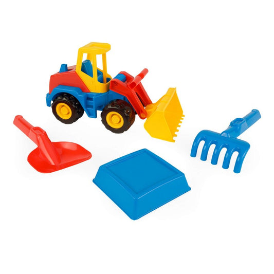 Wader Όχημα Tech Μπουλντόζα με Αξεσουάρ Παραλίας