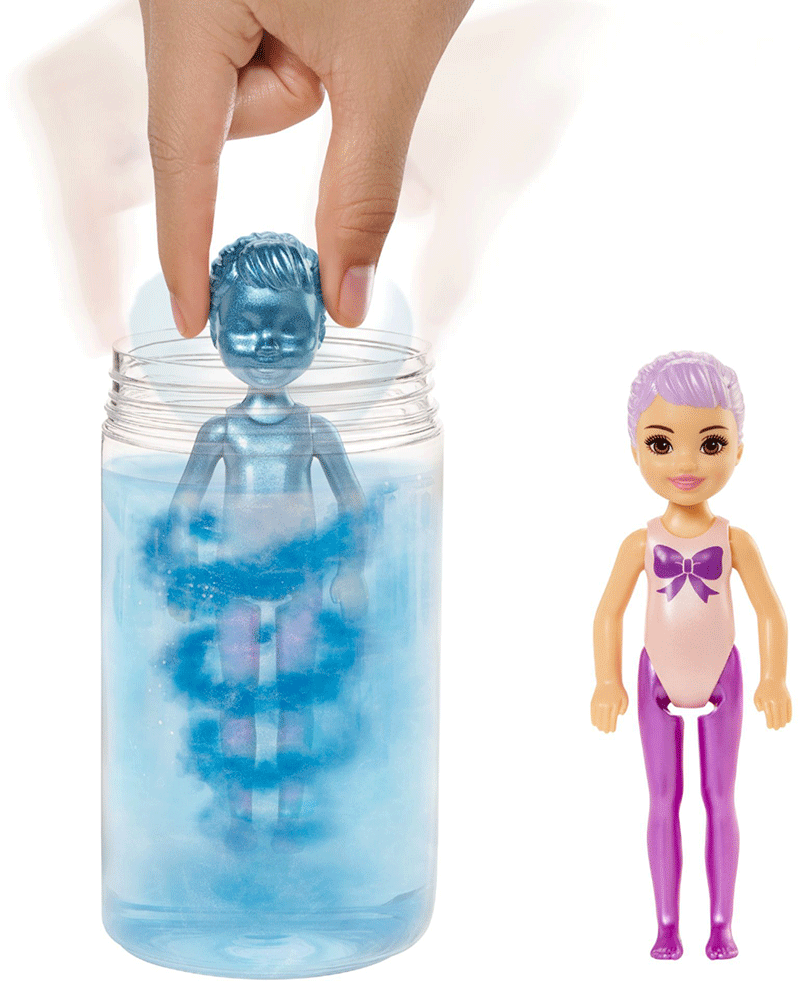BARBIE – CHELSEA COLOR REVEAL – SHIMMER SERIES (5 ΣΧΕΔΙΑ) GTT23
