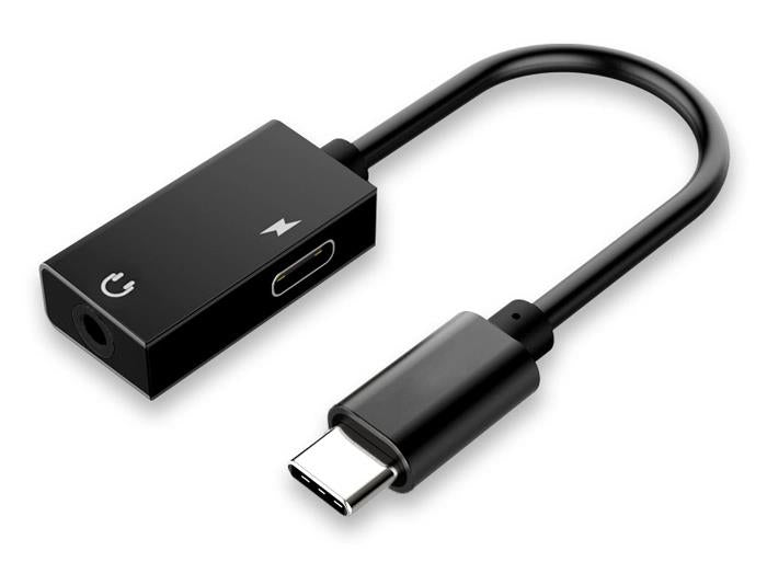 USB TYPE-C ΑΡΣΕΝΙΚΟ - 3.5mm STEREO ΘΗΛΥΚΟ ΚΑΙ TYPE-C ΘΗΛΥΚΟ ΚΑΛΩΔΙΟ 0.11m