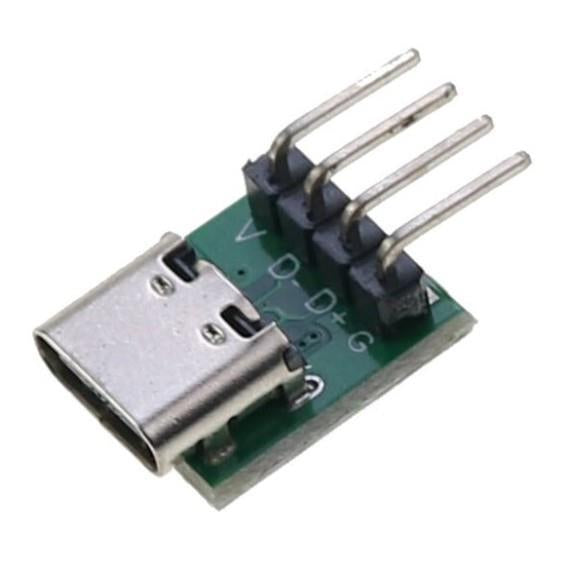 USB TYPE-C BREAKOUT BOARD - STRAIGHT HEADER