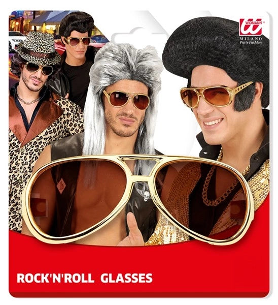 Γυαλιά Rock'n'Roll Χρυσά