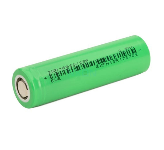 3.7V 2500mAh ΜΠΑΤΑΡΙΑ 18650 Li-ion 20A ΕΠΑΝΑΦΟΡΤΙΖΟΜΕΝΗ EVE
