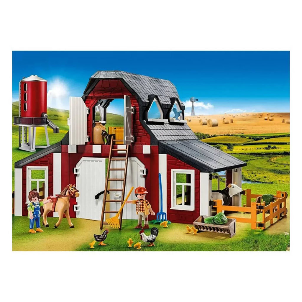 PLAYMOBIL  ΑΓΡΟΚΤΗΜΑ ΜΕ ΣΙΛΟ