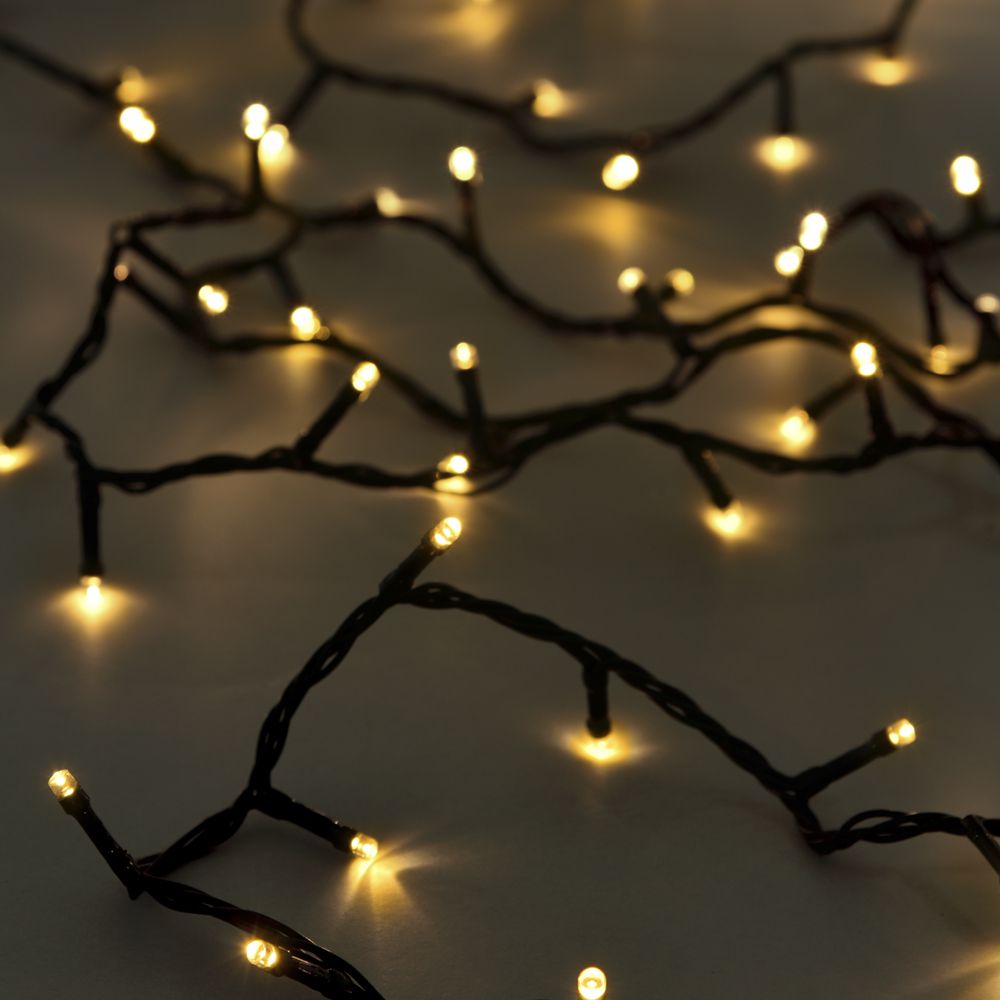 200 Led Πράσινο/Ζεστό Επεκτεινόμενο Σταθερό 10μ. Εσωτ./Εξωτ. Χώρου