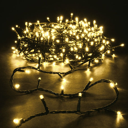 400 Led Πράσινο/Ζεστό Επεκτεινόμενο Σταθερό 20μ. Εσωτ./Εξωτ. Χώρου