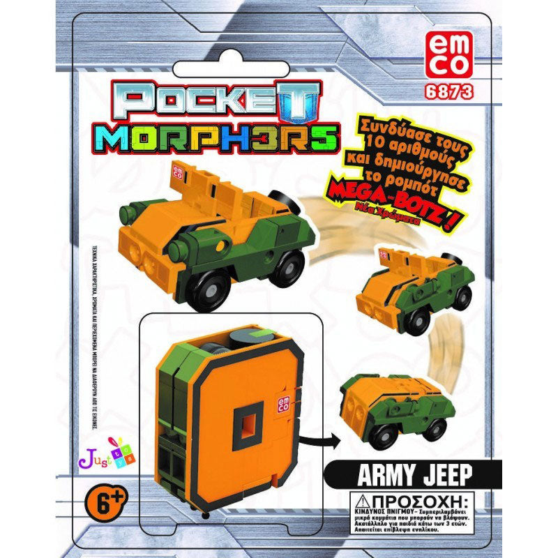 Just toys Pocket Morphers Νέα Χρώματα – 10 Σχέδια 6889F