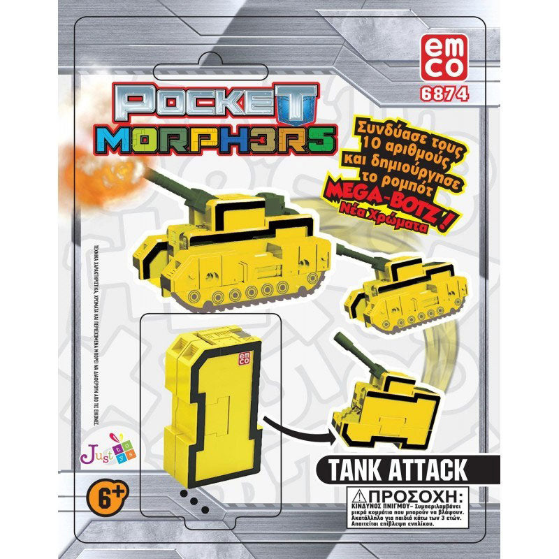 Just toys Pocket Morphers Νέα Χρώματα – 10 Σχέδια 6889F