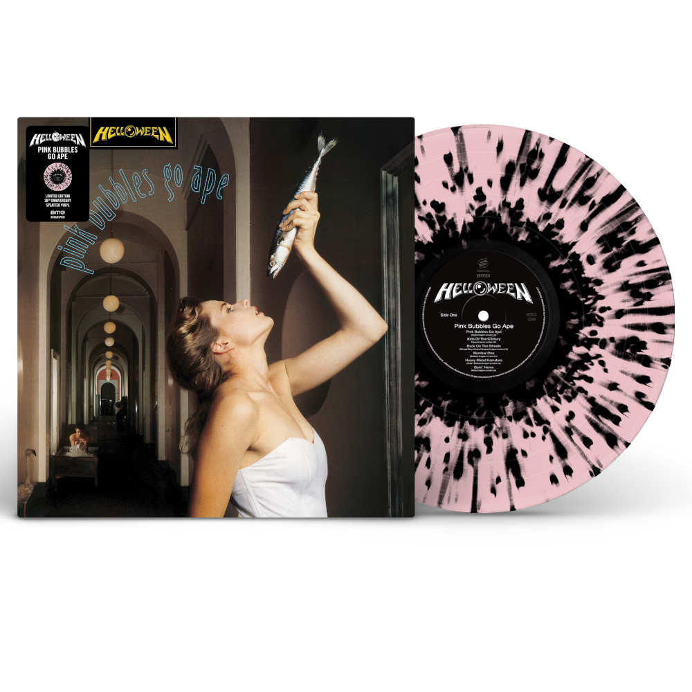 Pink Bubbles Go Ape (Pink/Black Splatter)