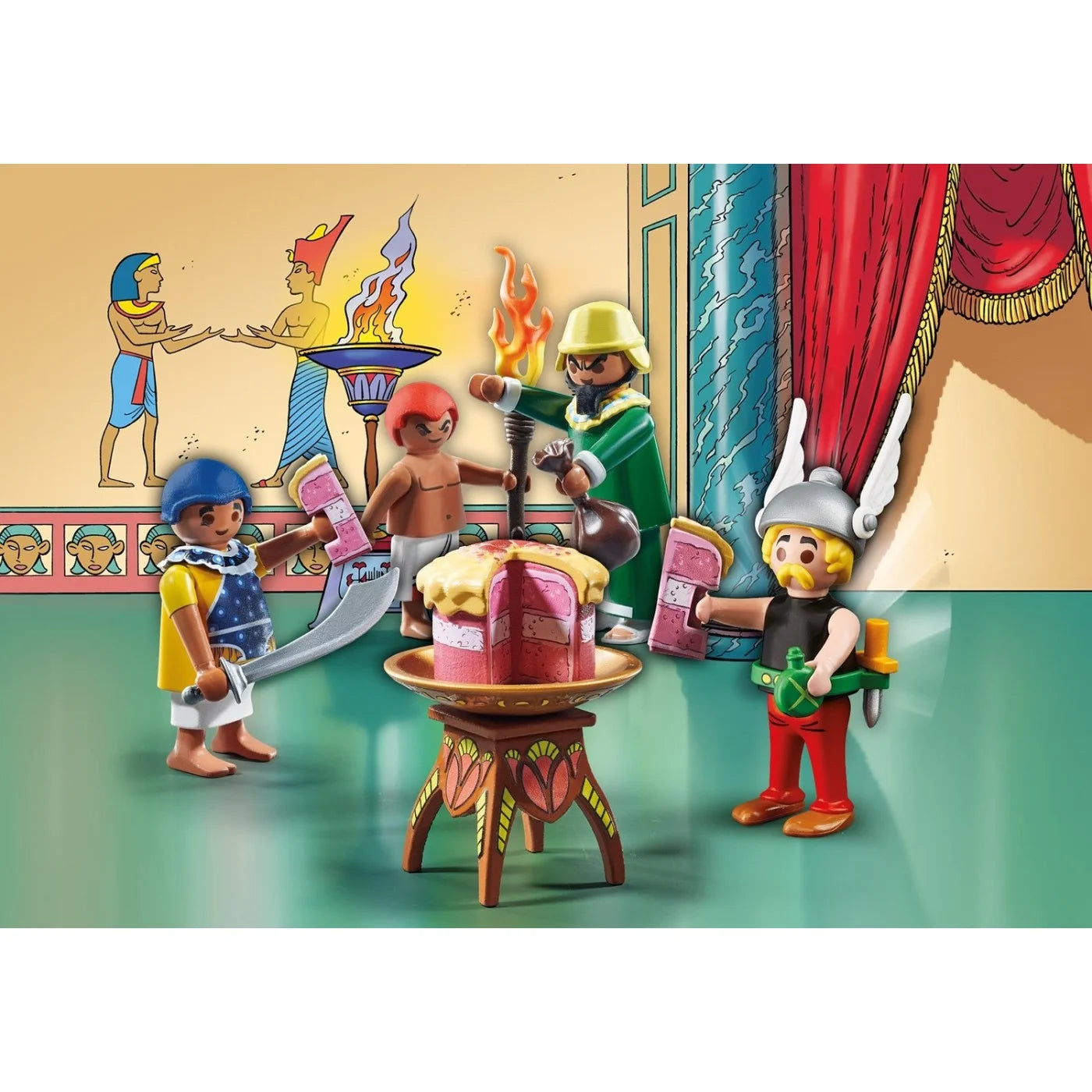 Playmobil Asterix: Δηλητηριασμένη Τούρτα Του Πυραμιδονίς (71269)