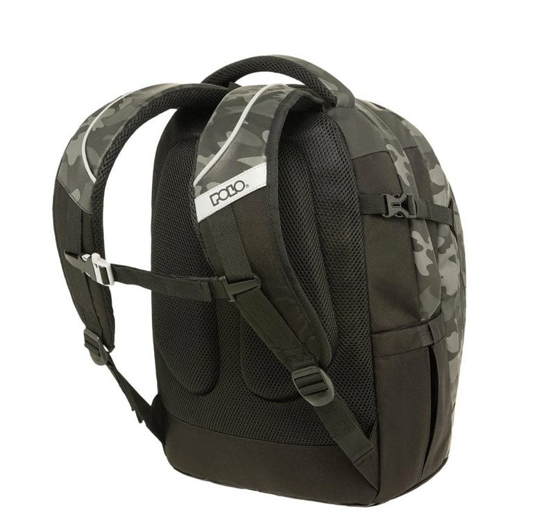 Polo Cryptic Backpack 901001-8308 Σχολική Τσάντα Πλάτης Γυμνασίου – Λυκείου