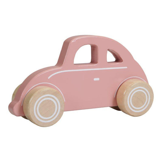 Little Dutch Ξύλινο αυτοκινητάκι σκαραβαίος (ροζ) LD7000