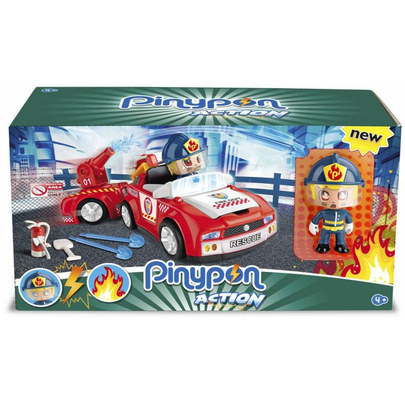 GIOCHI PREZIOSI Pinypon Action Πυροσβεστικό Όχημα Και Φιγούρα 700014610