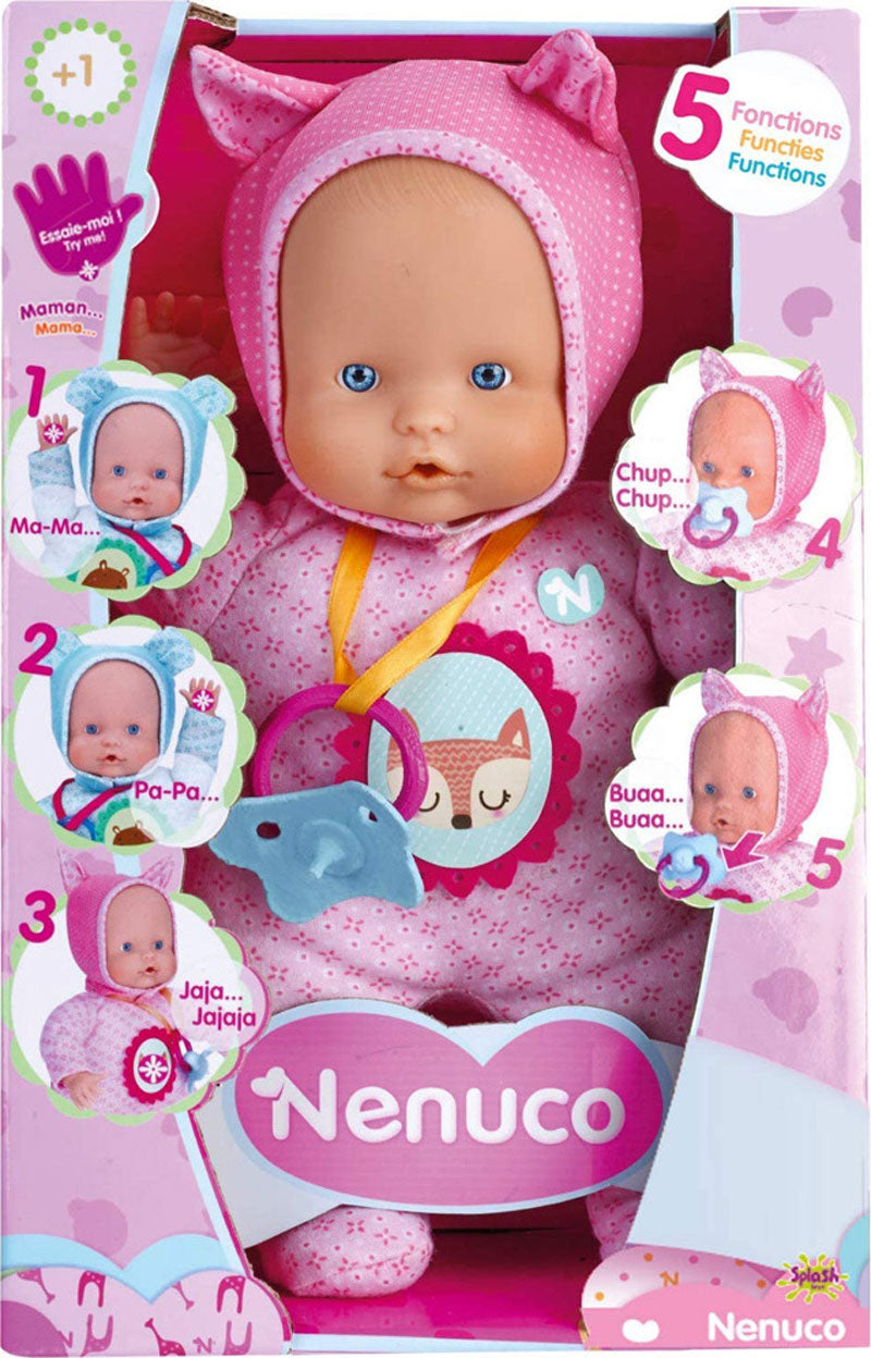GIOCHI PREZIOSI Nenuco Κούκλα Soft Με 5 Λειτουργίες 700014781