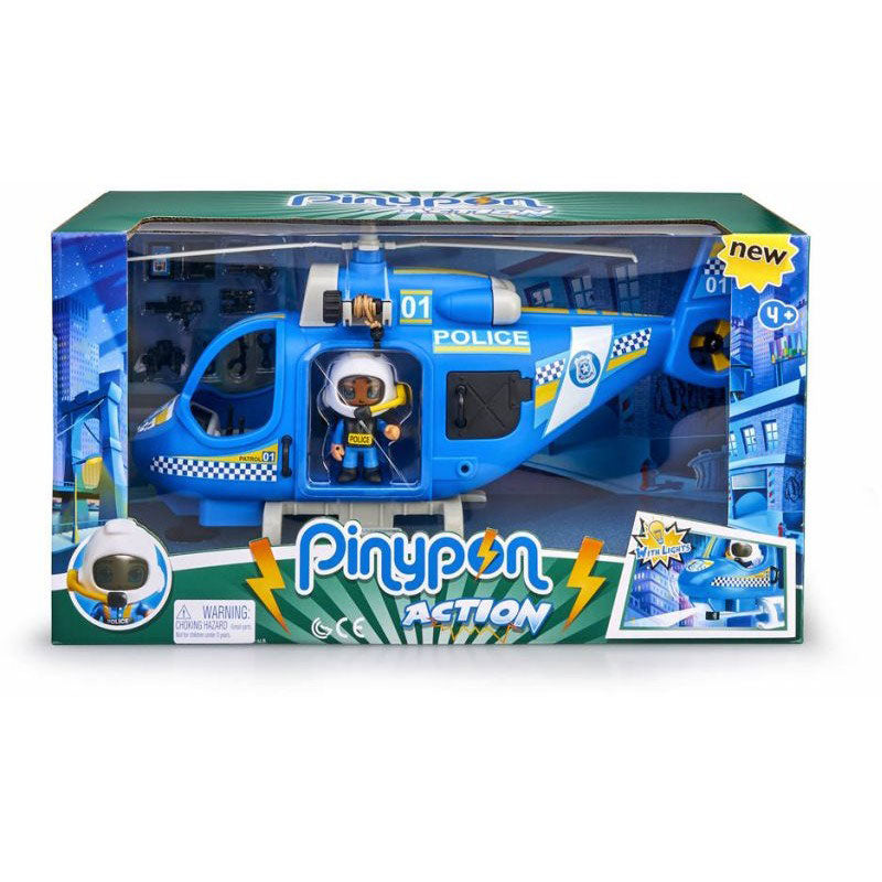 GIOCHI PREZIOSI Pinypon Action Ελικόπτερο Αστυνομίας Και Φιγούρα 700014782