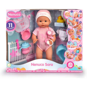 GIOCHI PREZIOSI Nenuco Sara Κούκλα Σαν Αληθινό Μωρό Με 11 Λειτουργίες 700015154