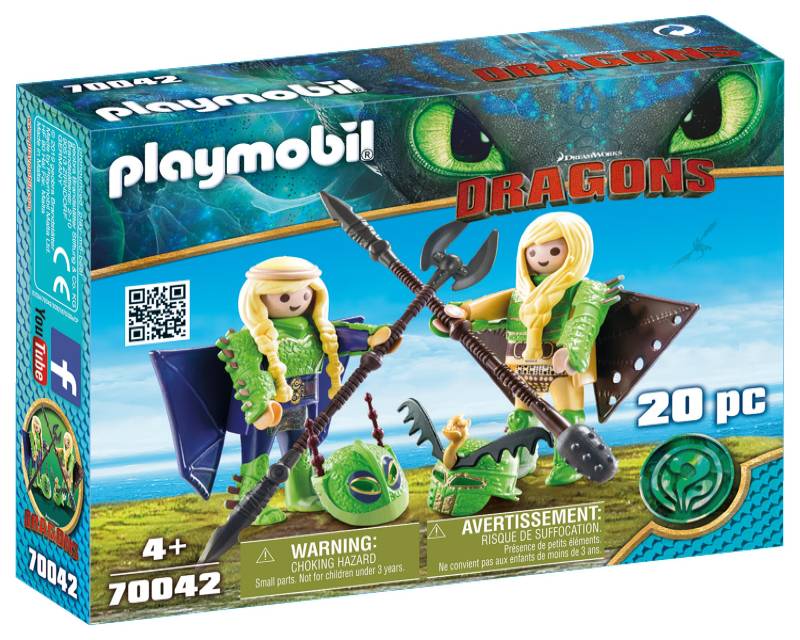 Playmobil Dragons Ο Πέτρας Κι Η Πέτρα Με Φτεροστολή 70042