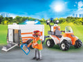 Playmobil City Life Διασώστης Με Γουρούνα Και Τρέιλερ 70053